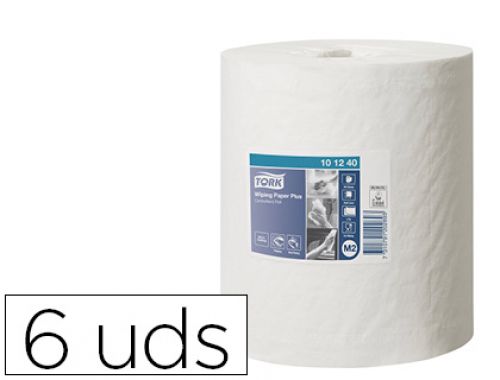 Papel seca maos tork secagem extra largura 215 mm comprimento 160 mt 2 folhas para dispensador m2 central pack de 6 uni , Tork , 155039 , 7310791202709